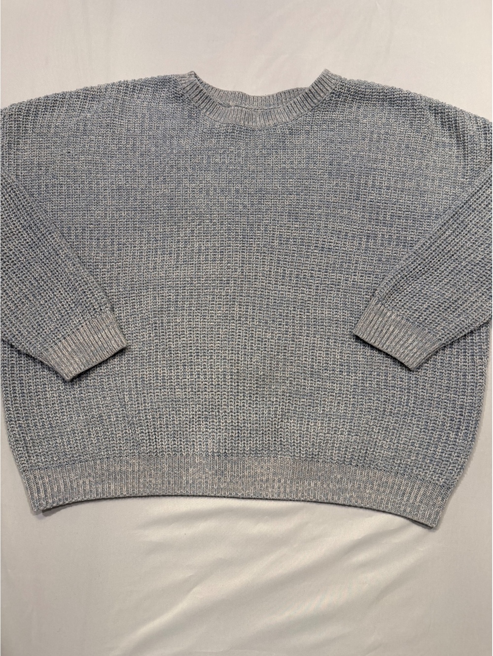 Sonoma Life & Style Blue-Gray Textured Knit Sweater – XL